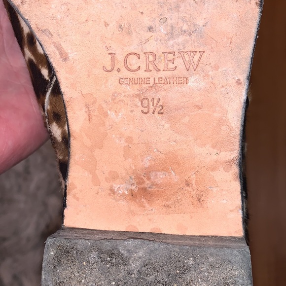 J Crew Collection Animal Print Boots Size 9.5 - Picture 6 of 8